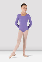 Load image into Gallery viewer, Girls Petite Long Sleeve Round Neck Leotard
