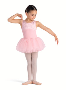 Girls Callie Candy Pink Tank Tutu Dress