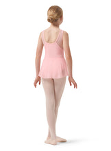 Load image into Gallery viewer, Girls Sage Pink Mesh Wrap Skirt
