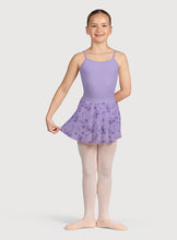 Load image into Gallery viewer, Bloch Girls Printed Mesh Pull On Skirt Lilac
