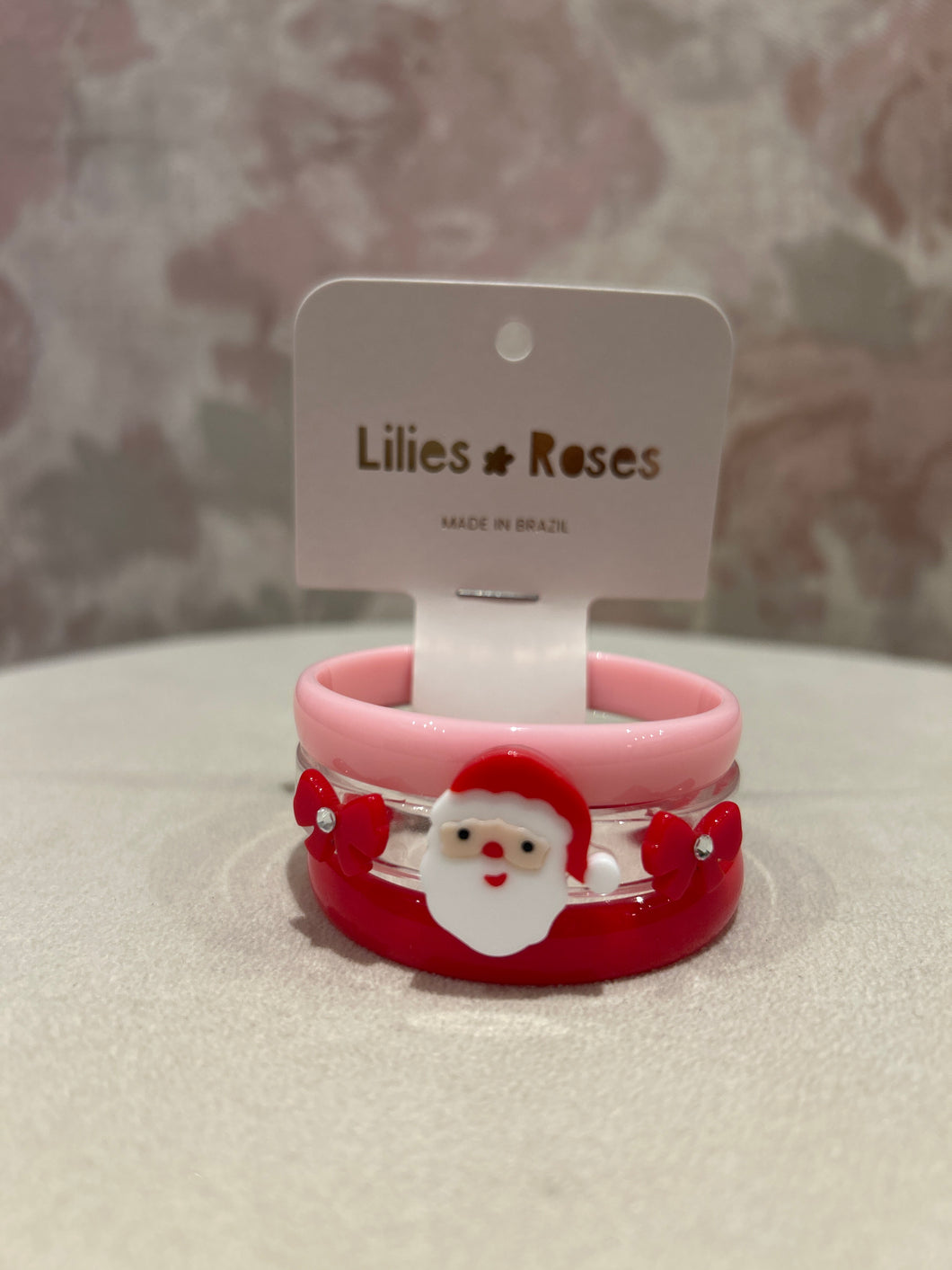 Santa Bows Red Bangles set