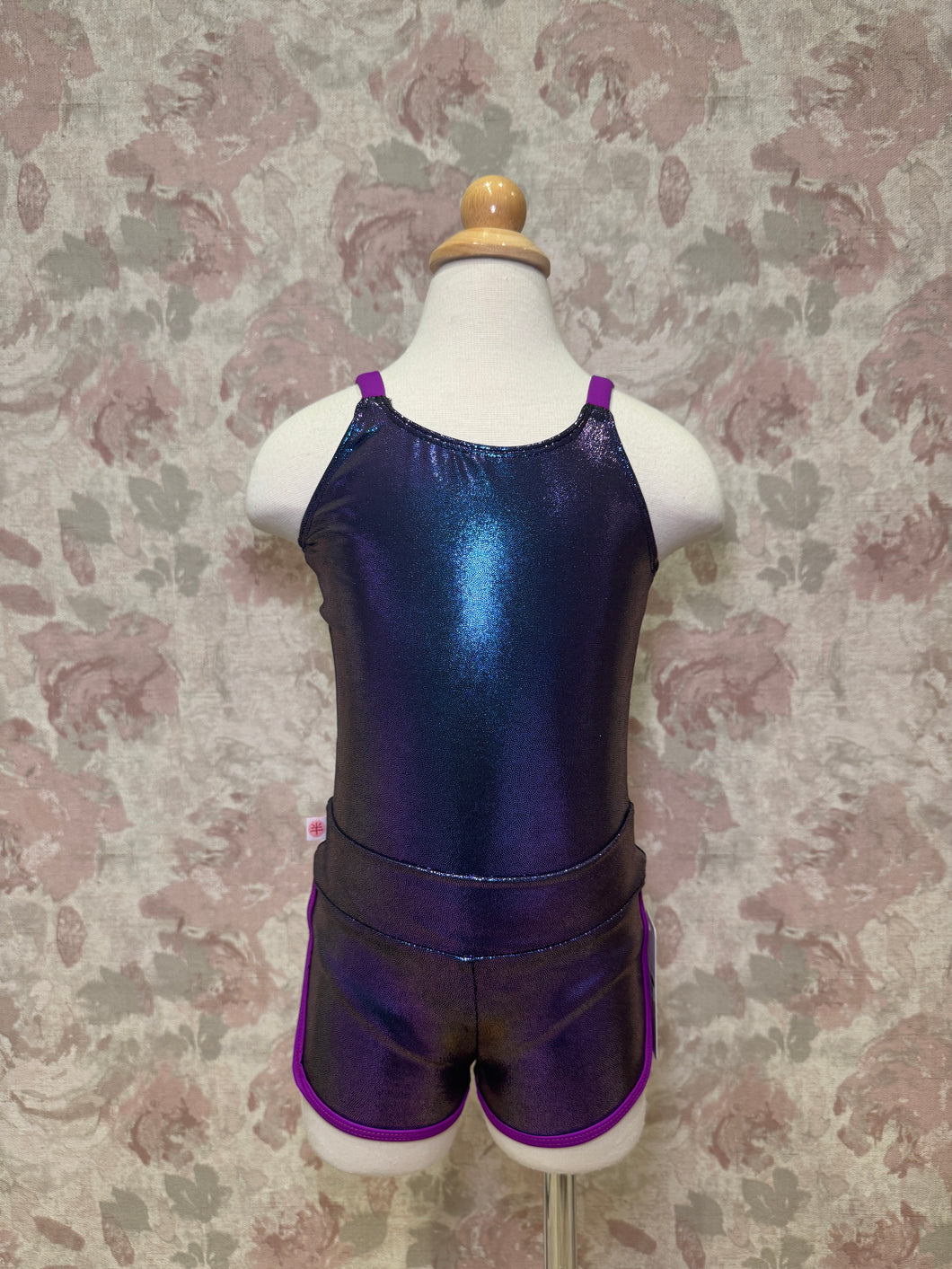 Girls Dazzling Gleam Black Sparkle Shorts