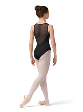 Load image into Gallery viewer, Ladies Black Zephyr Boat Neck Leotard
