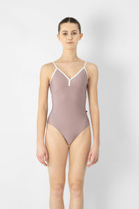 Adult Daria High Cut Magic/ White Leotard