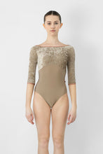 Load image into Gallery viewer, Adult Sofiane High Cut Toffee/Rosewood Leotard
