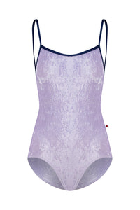 Adult Heather High Cut Angelic/ Dark Blue Leotard