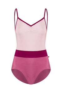 Adult Micah High Cut Waltz/ Maroon Leotard