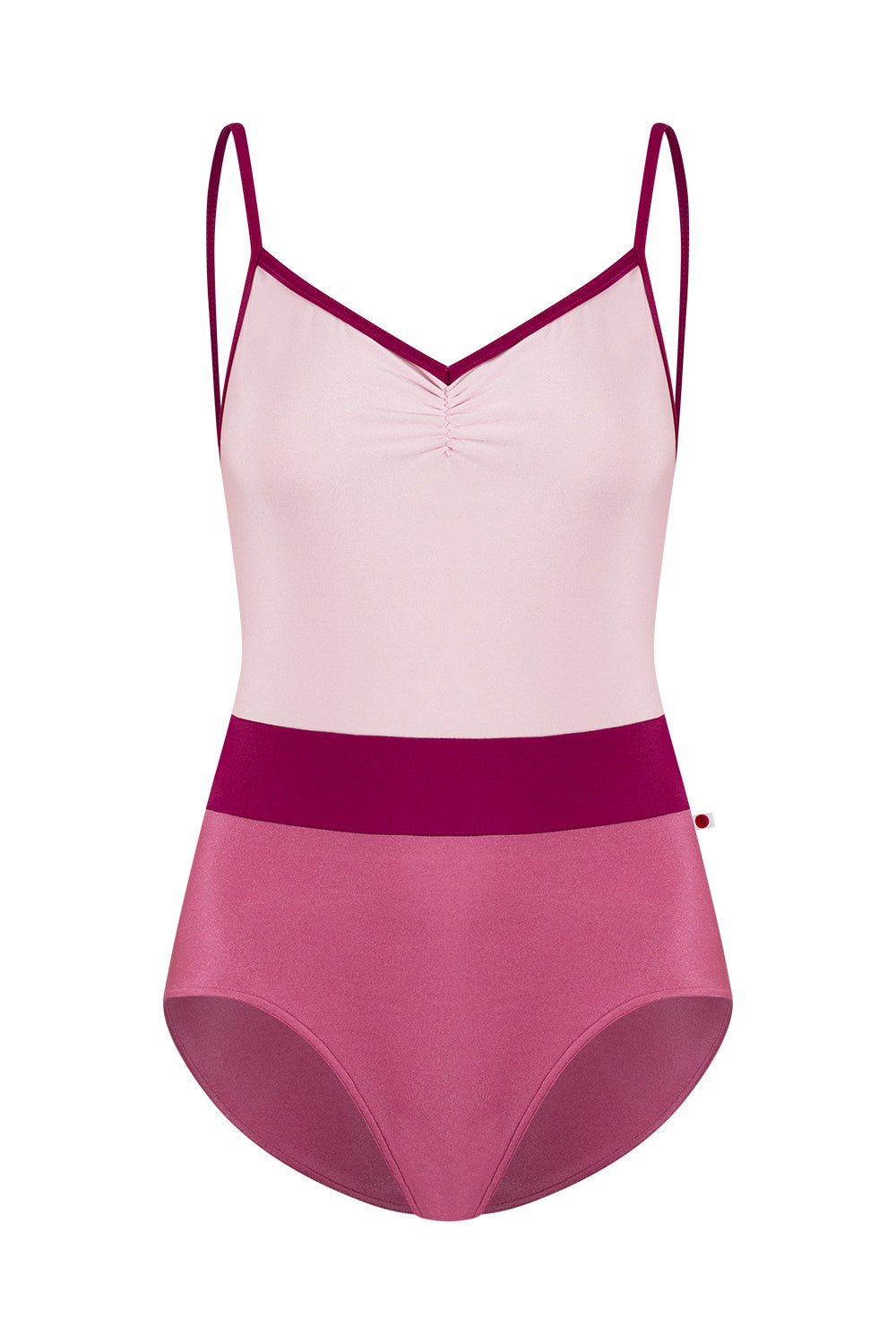 Adult Micah High Cut Waltz/ Maroon Leotard