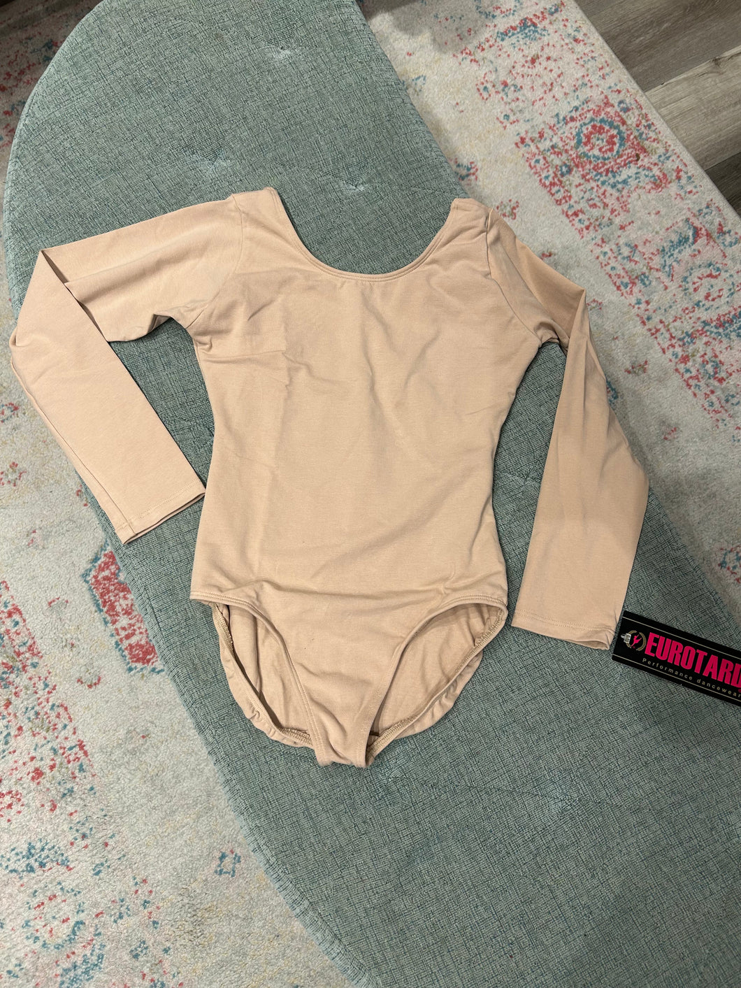 Ladies cotton long sleeve leotard