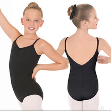 Load image into Gallery viewer, Girls Microfiber Pinch Front Royal Camisole Leotard
