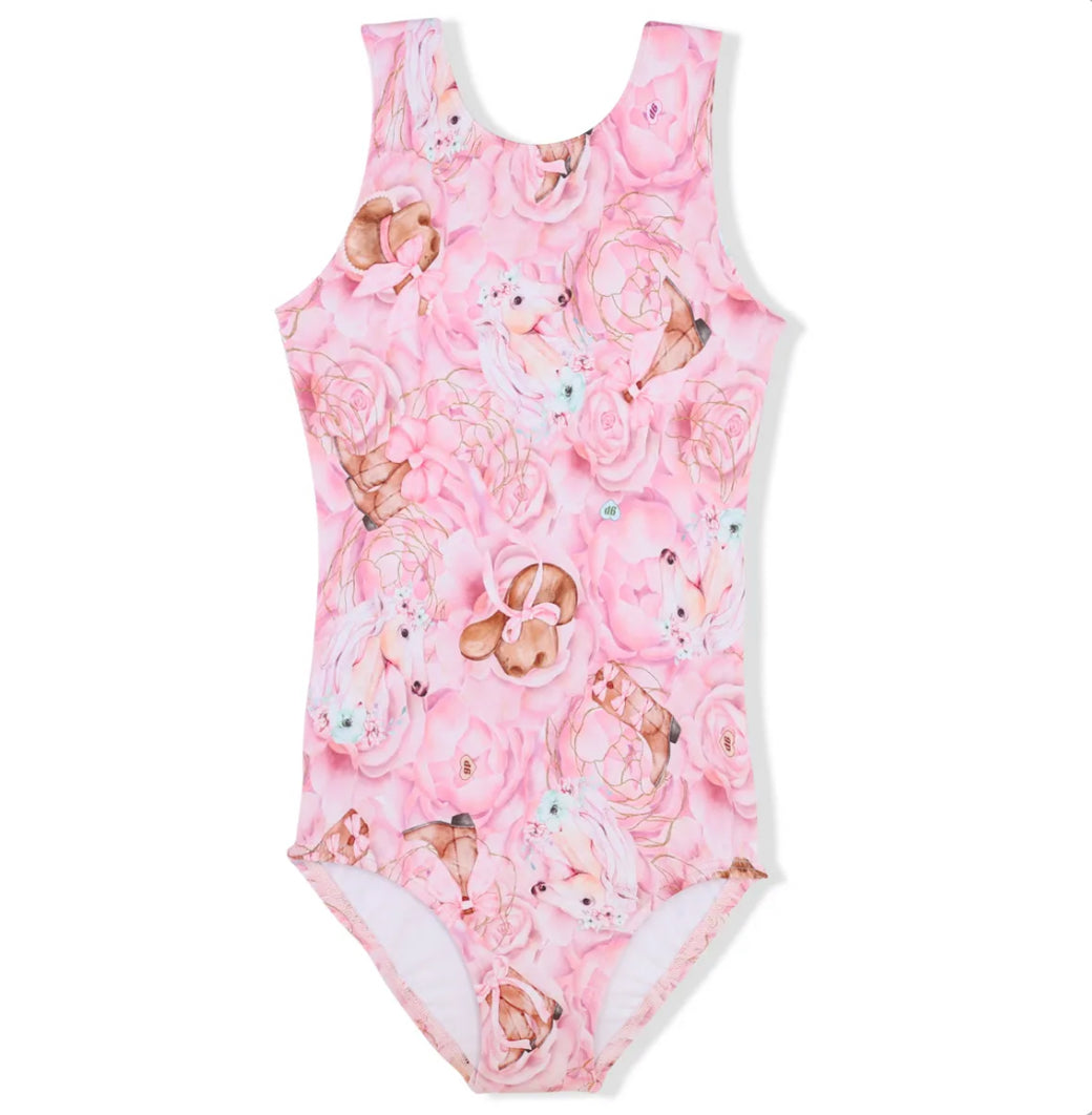 Girls Western Bow Leotard