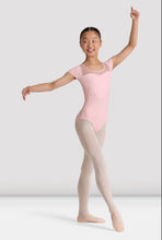 Load image into Gallery viewer, Girls Pink Mei Floral Cap Sleeve Leotard
