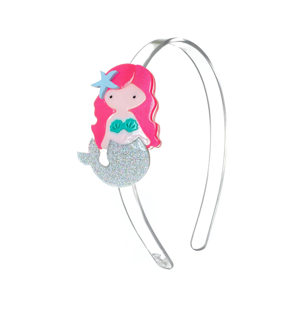 Mermaid Neon Pink Headband