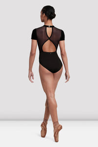 Ladies Gia Open Back Black Leotard