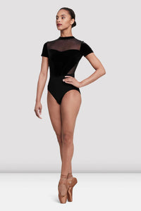 Ladies Gia Open Back Black Leotard