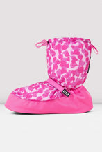 Load image into Gallery viewer, Childrens Pink Confetti Hearts Print Warm Up Booties
