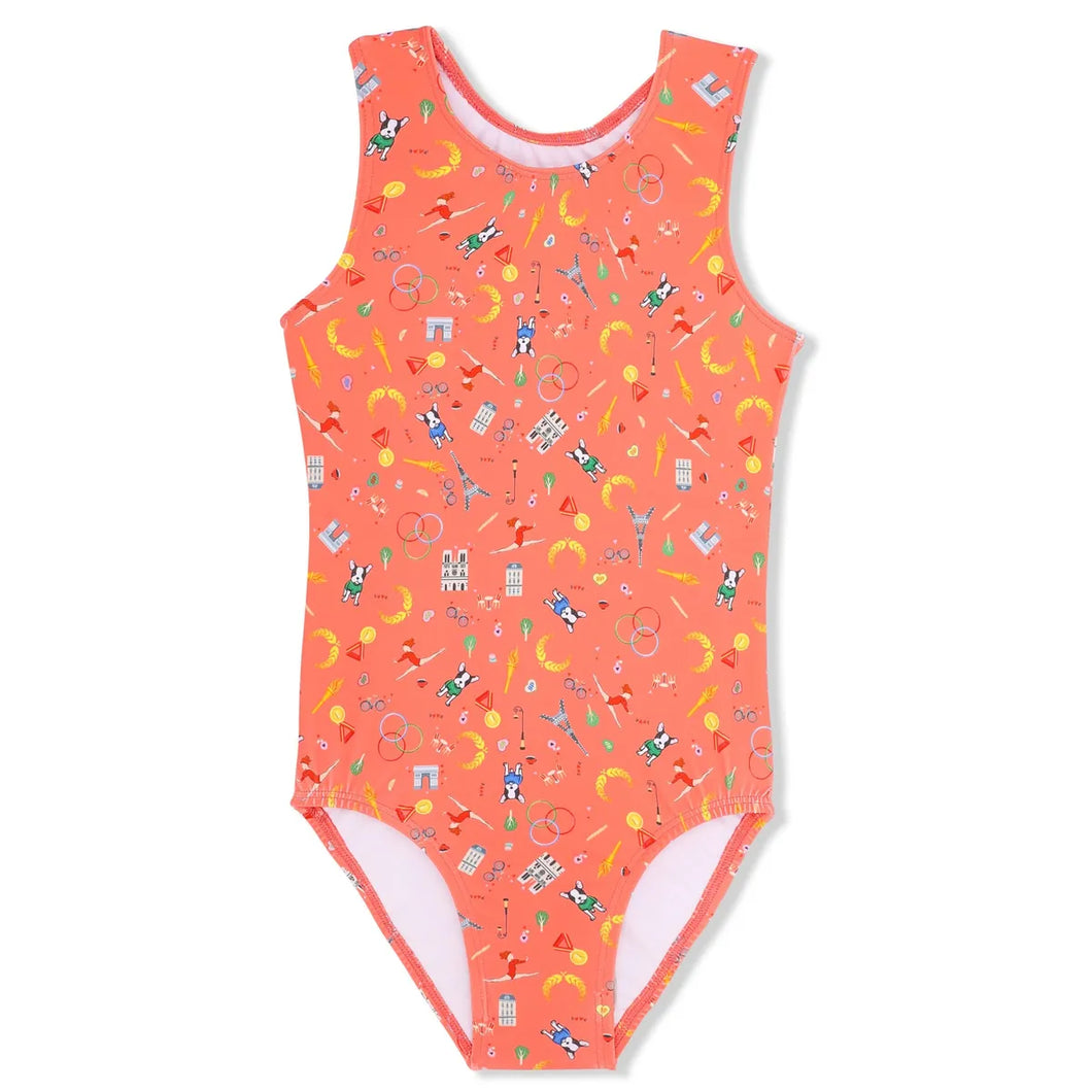 Girls Olympics In Paris Gymnastics Leotard