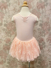 Load image into Gallery viewer, Kids Rose Quartz Bow Mesh Tank Dress
