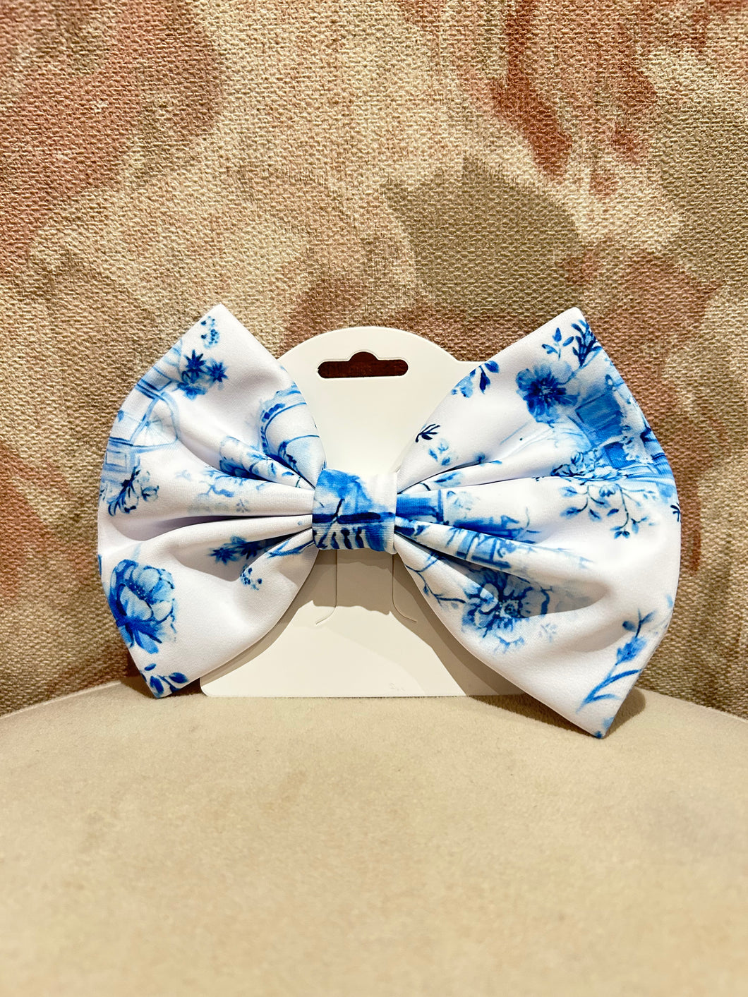 Hair Bow- Ballet Toile Print