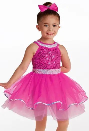 Kids B-A-B-Y cerise tutu costume