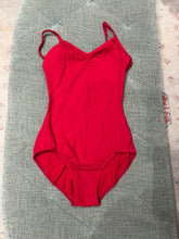 Load image into Gallery viewer, Ladies Garnet Pinch Front Camisole Leotard
