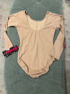 Ladies cotton long sleeve leotard