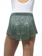 Load image into Gallery viewer, Ladies Enchanted Forest Pull-on High Low Lace Green Skirt
