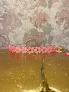Flower Crown Pink Headband