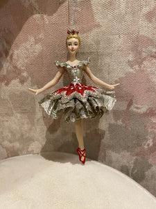 Platinum Ballerina Ornament