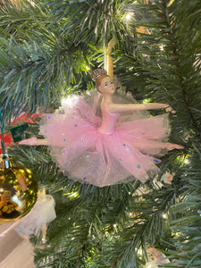 Pink Ballerina Ornament