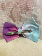 Load image into Gallery viewer, Blue Purple Ombre Bow with Ballet Shoes
