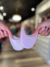 Load image into Gallery viewer, Fashion Lites Glitter Pointe shoe Toe Pads- Light Pink
