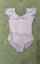 Load image into Gallery viewer, Girls Lilac Scarlett Sparkle Tulip Sleeve Leotard*
