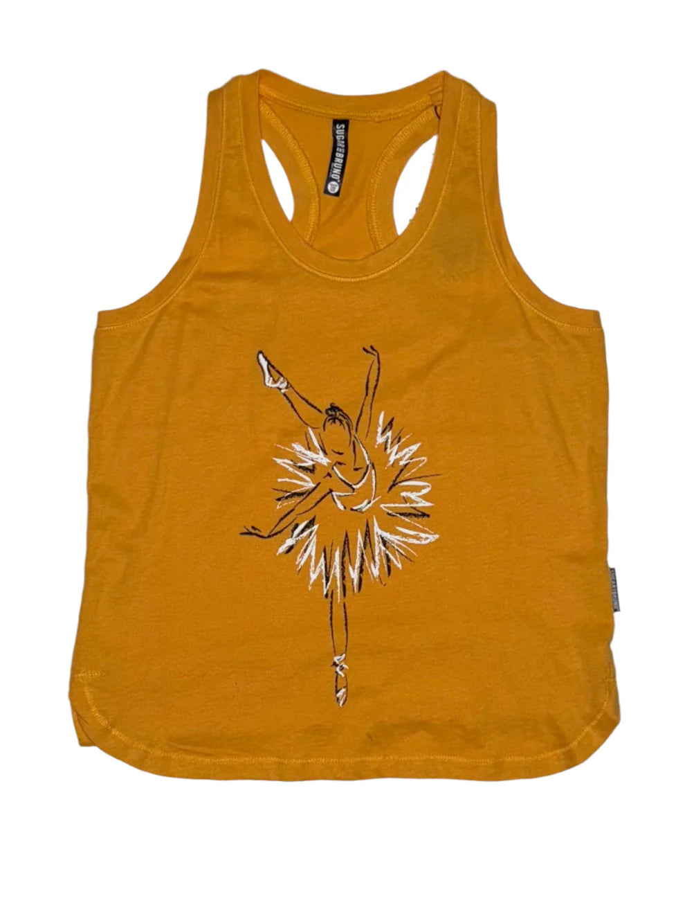 Kids Chalk Ballerina Racerback Tank