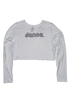 Kids Groovy Dance Long Sleeve Crop