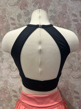 Load image into Gallery viewer, Womens Maria Black High Neck Crop Top
