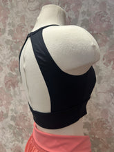 Load image into Gallery viewer, Womens Maria Black High Neck Crop Top

