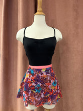 Load image into Gallery viewer, Ladies 12" Floral Splash Wrap On Skirt
