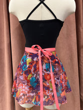 Load image into Gallery viewer, Ladies 12" Floral Splash Wrap On Skirt
