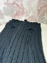 Load image into Gallery viewer, Adult Black Stirrup Warmers 34" - Long
