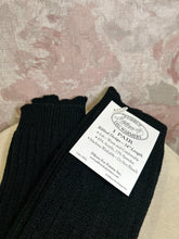 Load image into Gallery viewer, Adult Black Stirrup Warmers 34" - Long
