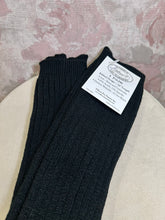 Load image into Gallery viewer, Adult Black Stirrup Warmers 34" - Long
