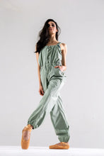 Load image into Gallery viewer, Adult The Overalls- Celadon Green
