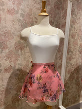 Load image into Gallery viewer, Ladies 12&quot; Dusty Rose Print Wrap Skirt
