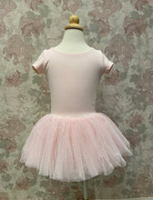 Load image into Gallery viewer, Girls Cap Sleeve Glitter Tutu Dress
