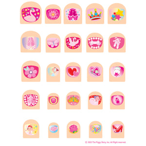 Ballet Bliss Bracelet an Nail Sticker Girly Gift Set