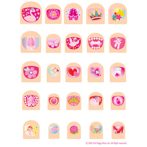 Lil Fingers Nail Art Pretty Ballerinas