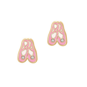 Cuties Studs- Glitter Ballet Slippers