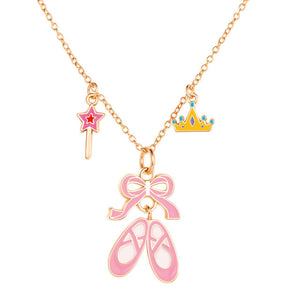 Charming Whimsy Necklace- Ballet Shoe