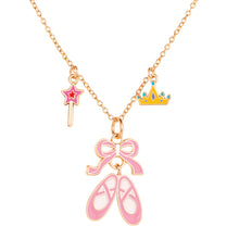 Load image into Gallery viewer, Charming Whimsy Necklace and Earring Gift Set- Ballet Shoes
